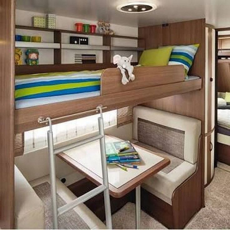 pop-top caravan with bunks