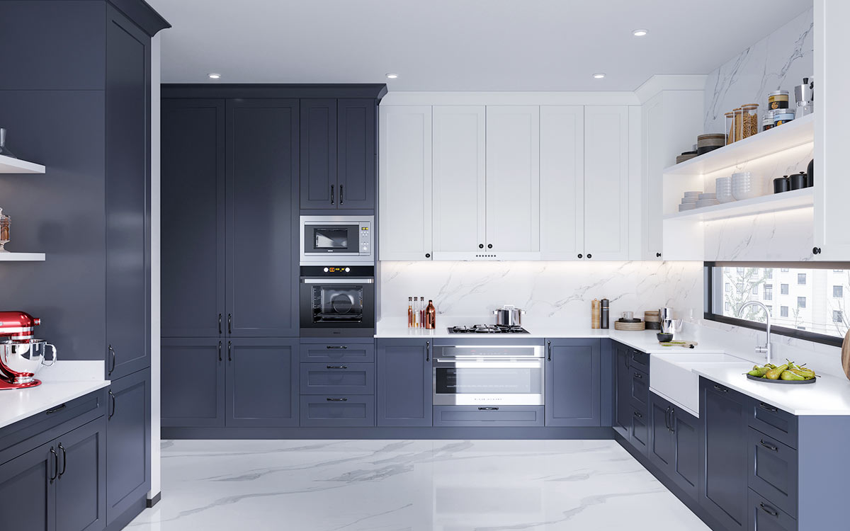 cheap flat pack kitchen