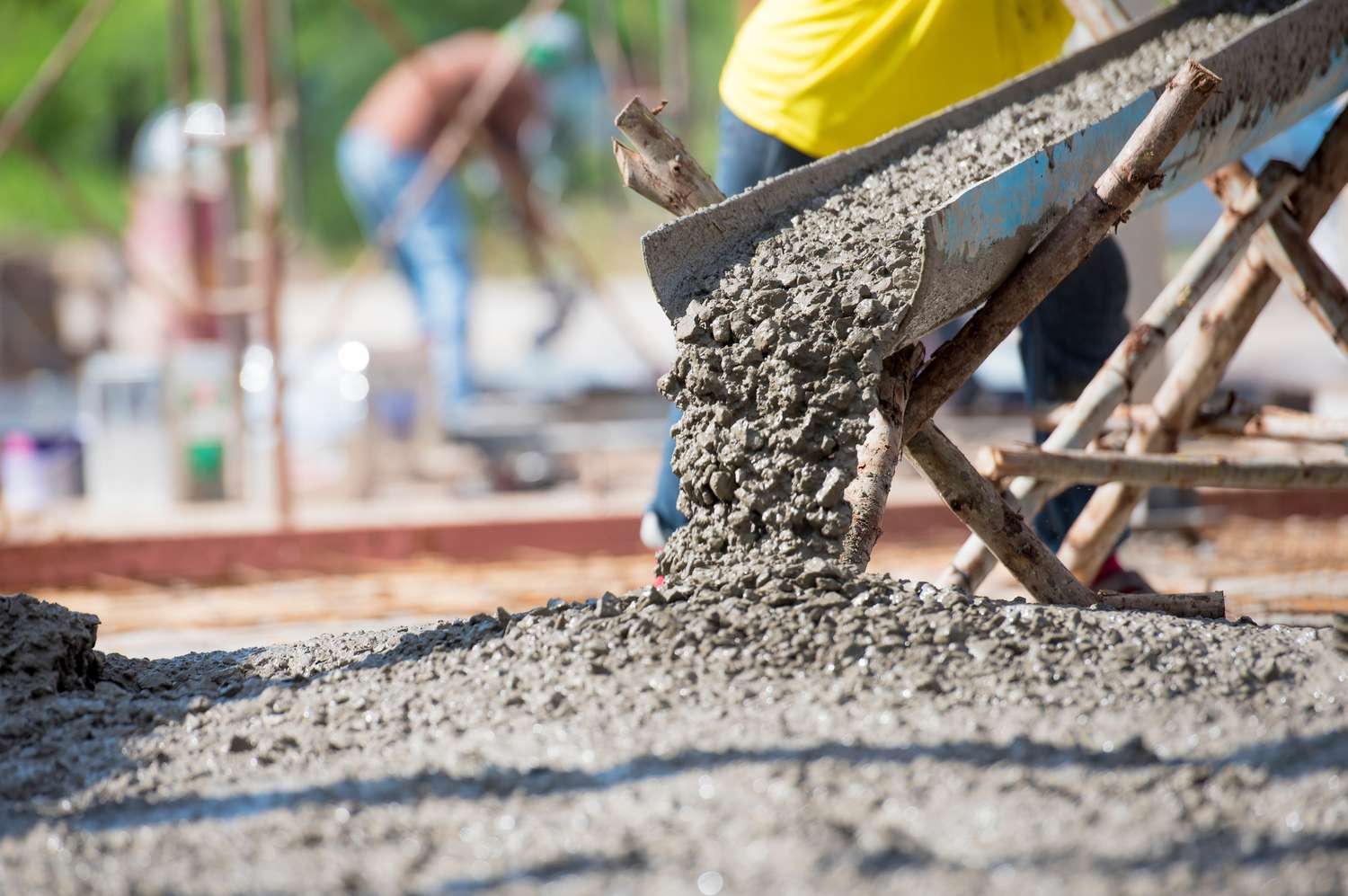 concrete slab pavement