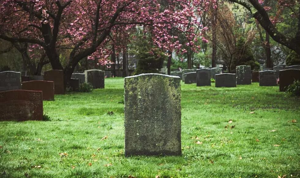 Riverstone headstone