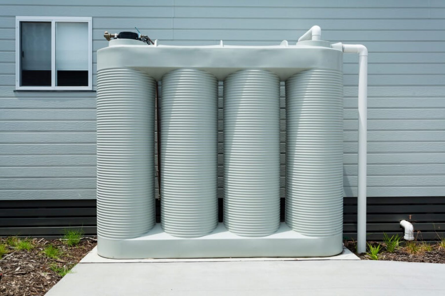 Water tanks in Rouse Hill