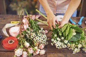 florist with flowers carlingford