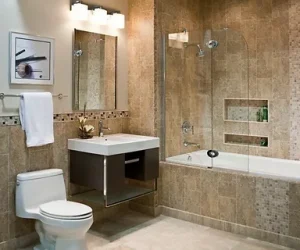 Beige Bathroom Tiles