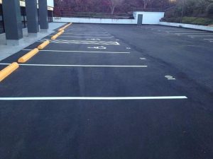 car park line painting