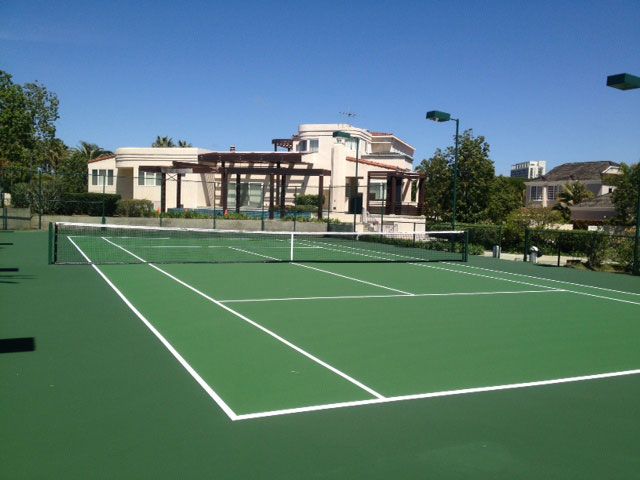 tennis court markings