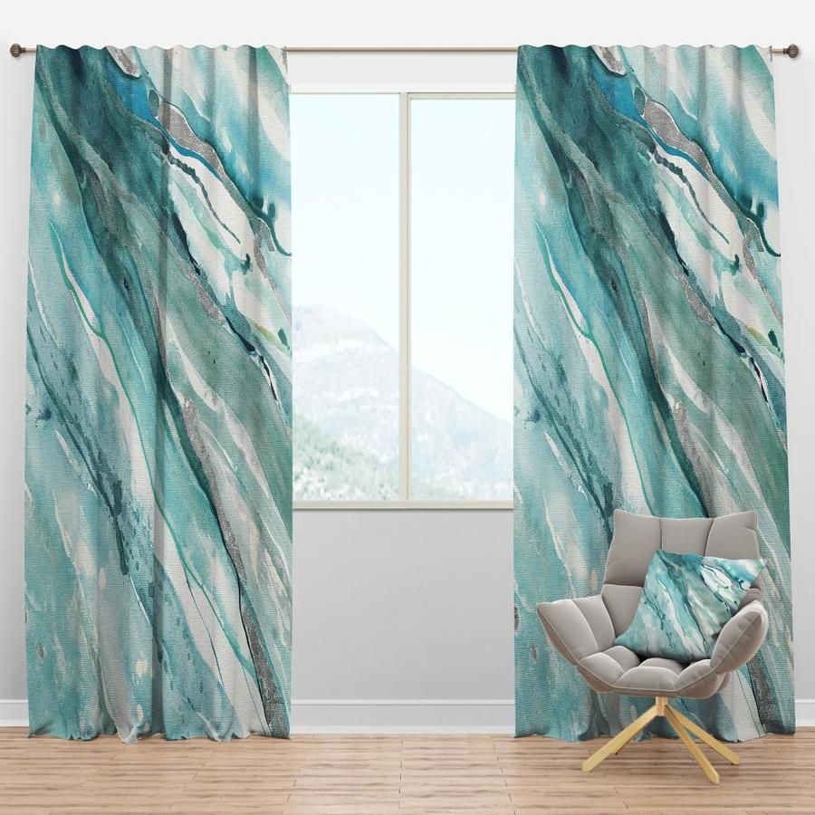 curtains blue mountains