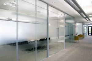 glass office partitions