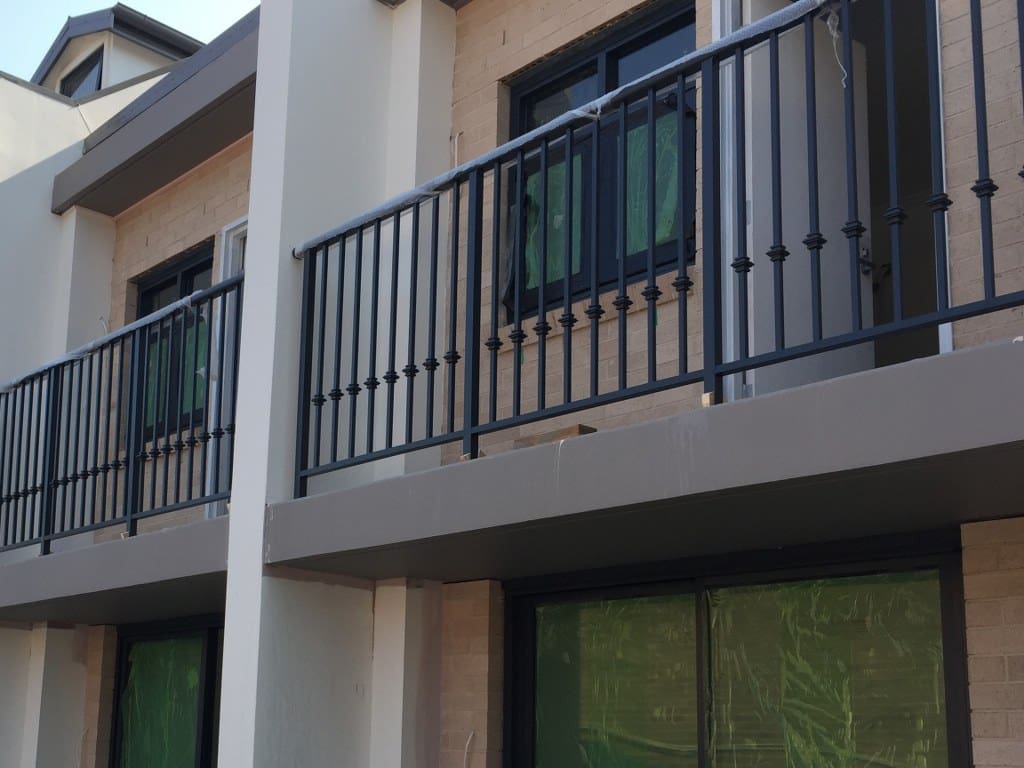 metal balcony balustrade