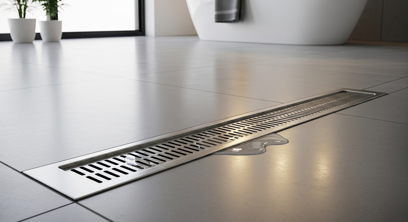 stainless strip drain