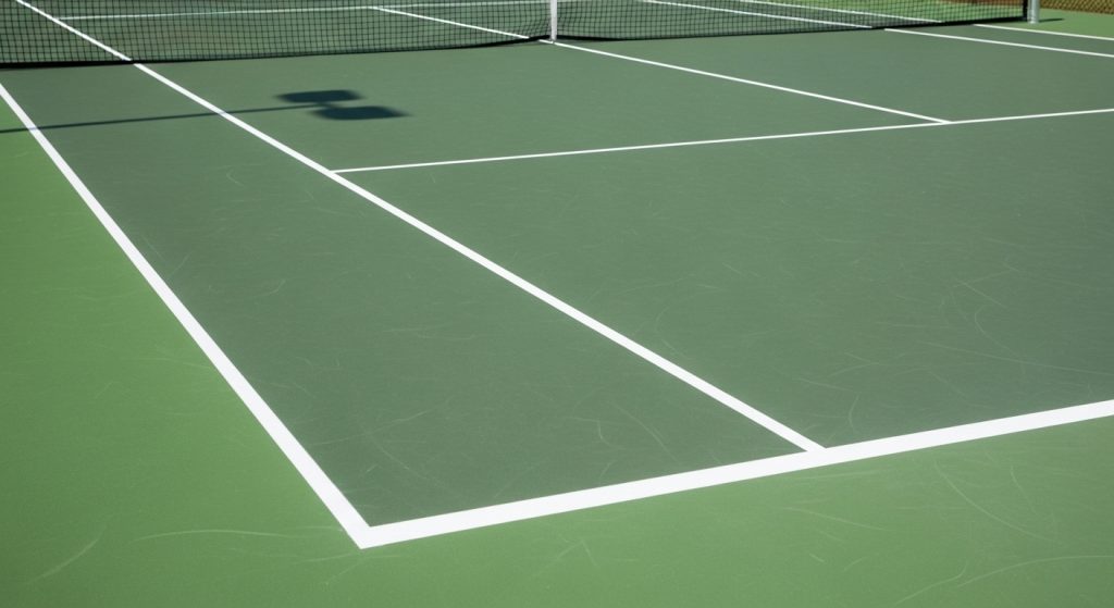 tennis court markings